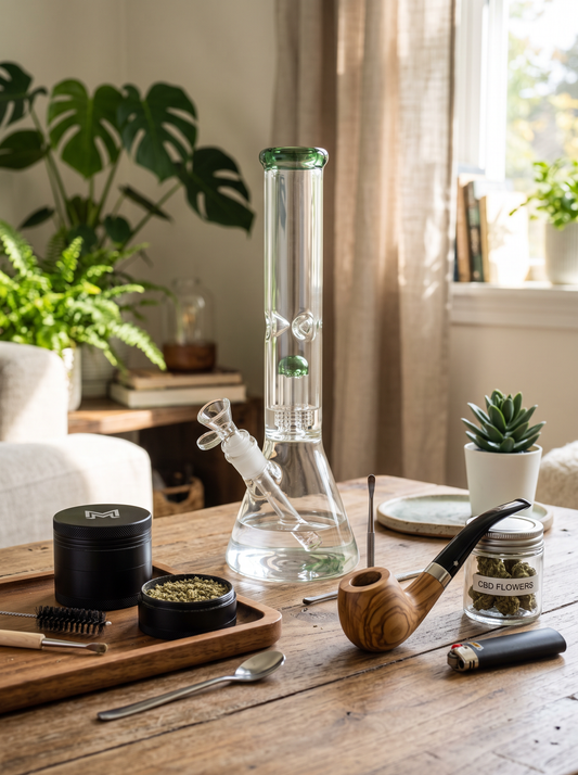 CBD-Zubehör Guide 2026: Grinder, Bong & Pfeife im Vergleich